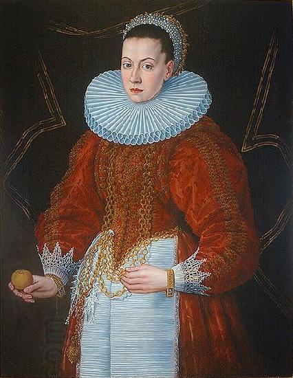 Anton Moller Portrait of a Gdaesk female patrician